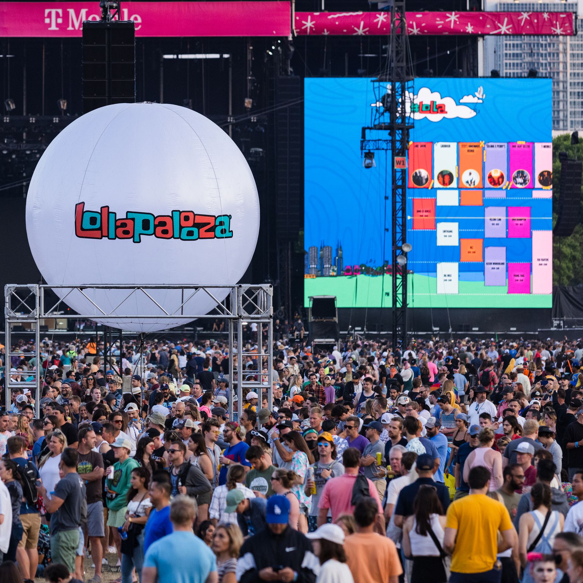 Lollapalooze 2021. Photo by Michael Hickey/Getty Images