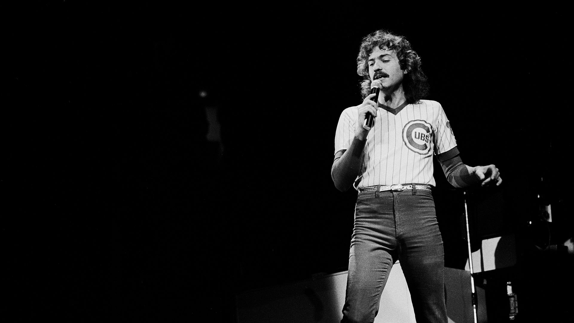 Rock and roller on stage