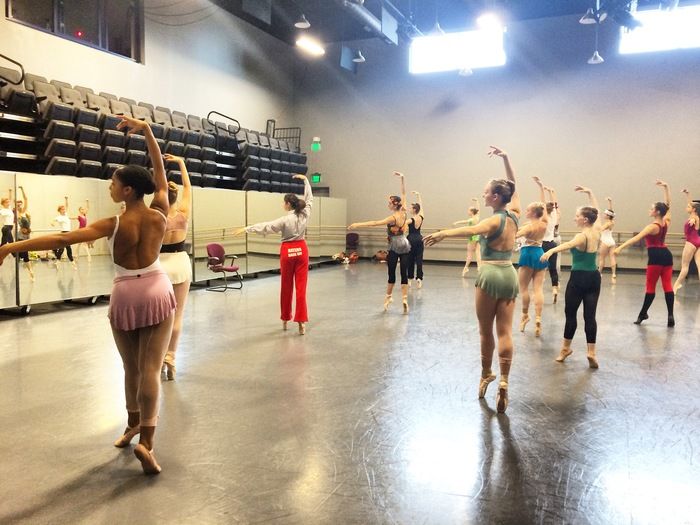 Charlotte Ballet rehearsal