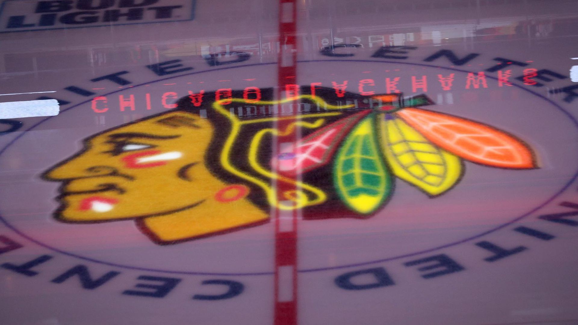 Picture of Chicago Blackhawks hockey arena