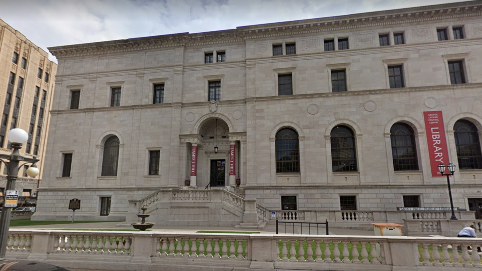 The James J. Hill Reference Library in St. Paul.