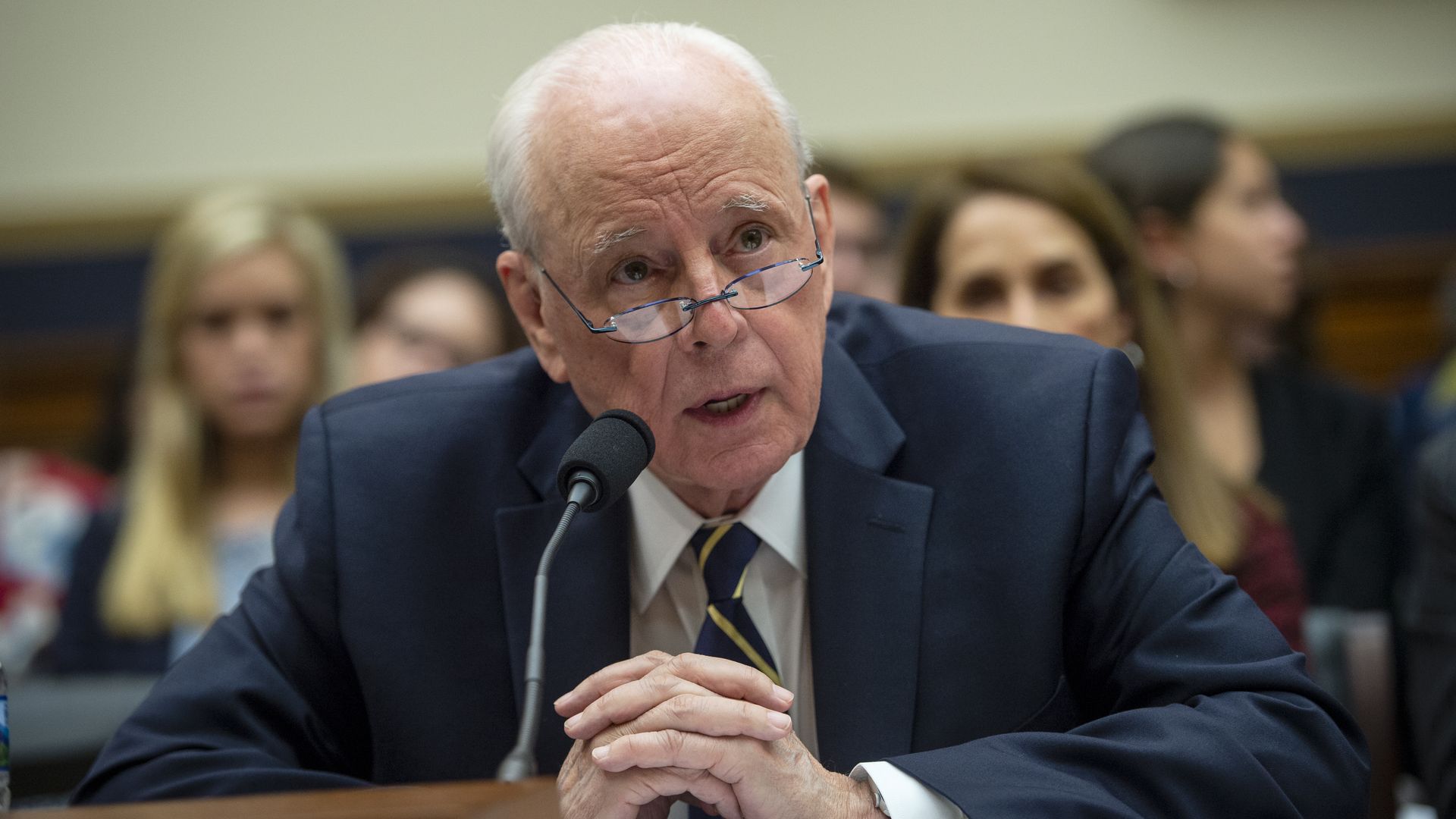Former White House Counsel John Dean testifies during a House Judiciary Committee hearing about Lessons from the Mueller Report.