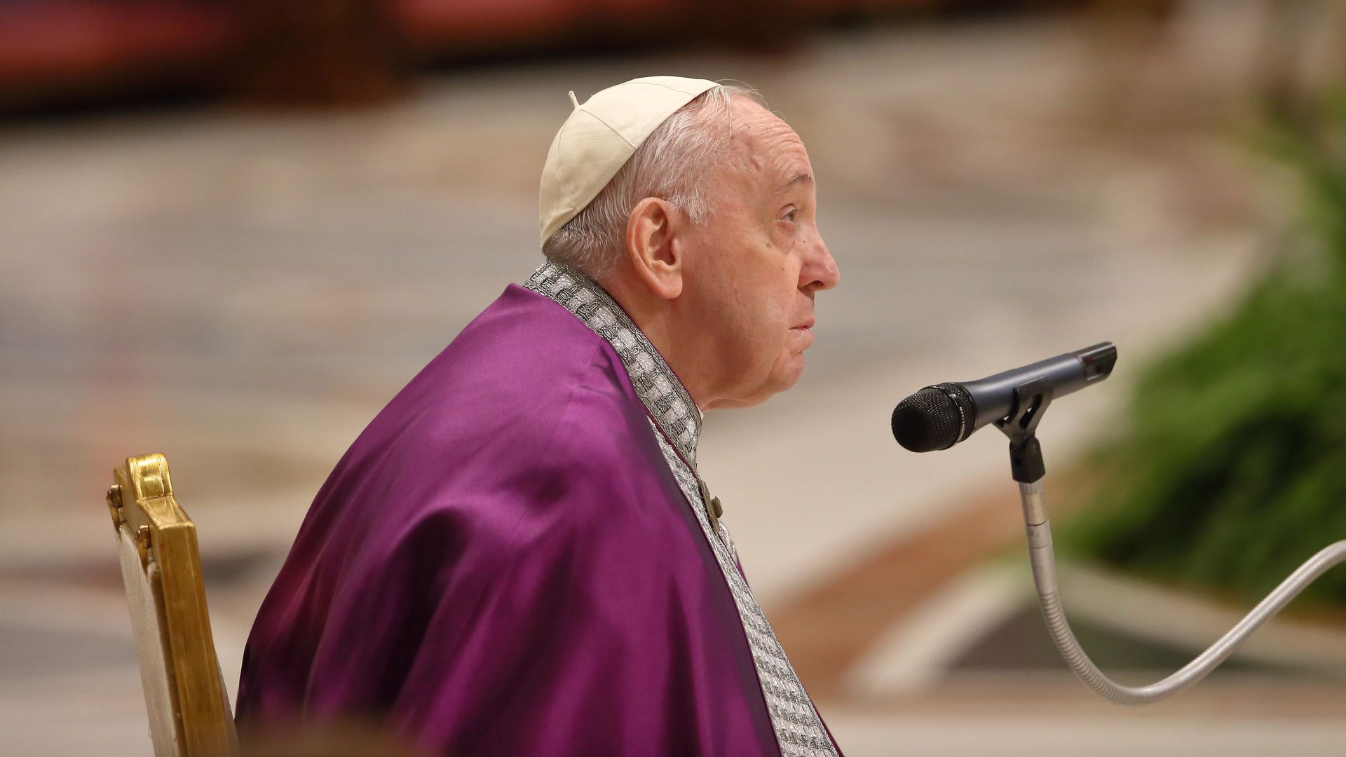 Pope Francis in Vatican City on March 25th.