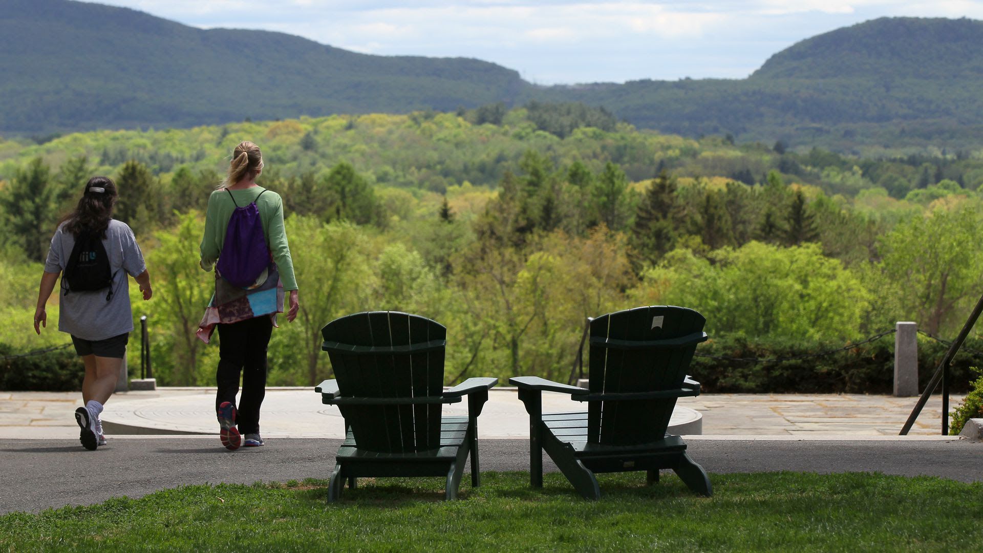 Amherst College campus. Photo: Joanne Rathe/The Boston Globe via Getty Images