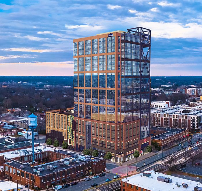 Lowe's Design Center Tower exterior rendering