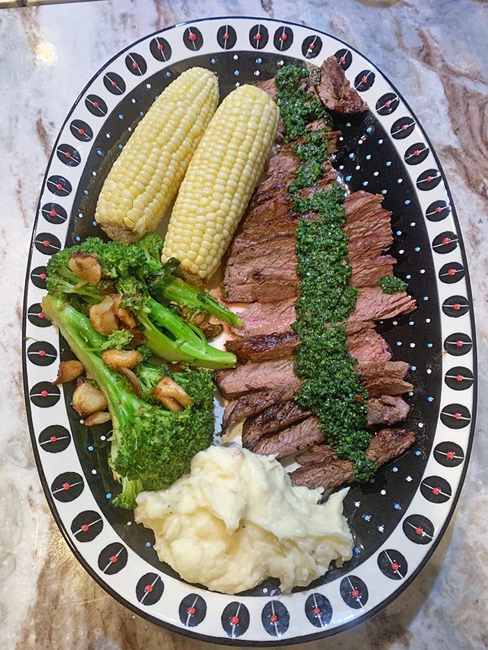 Chimichurri flank steak
