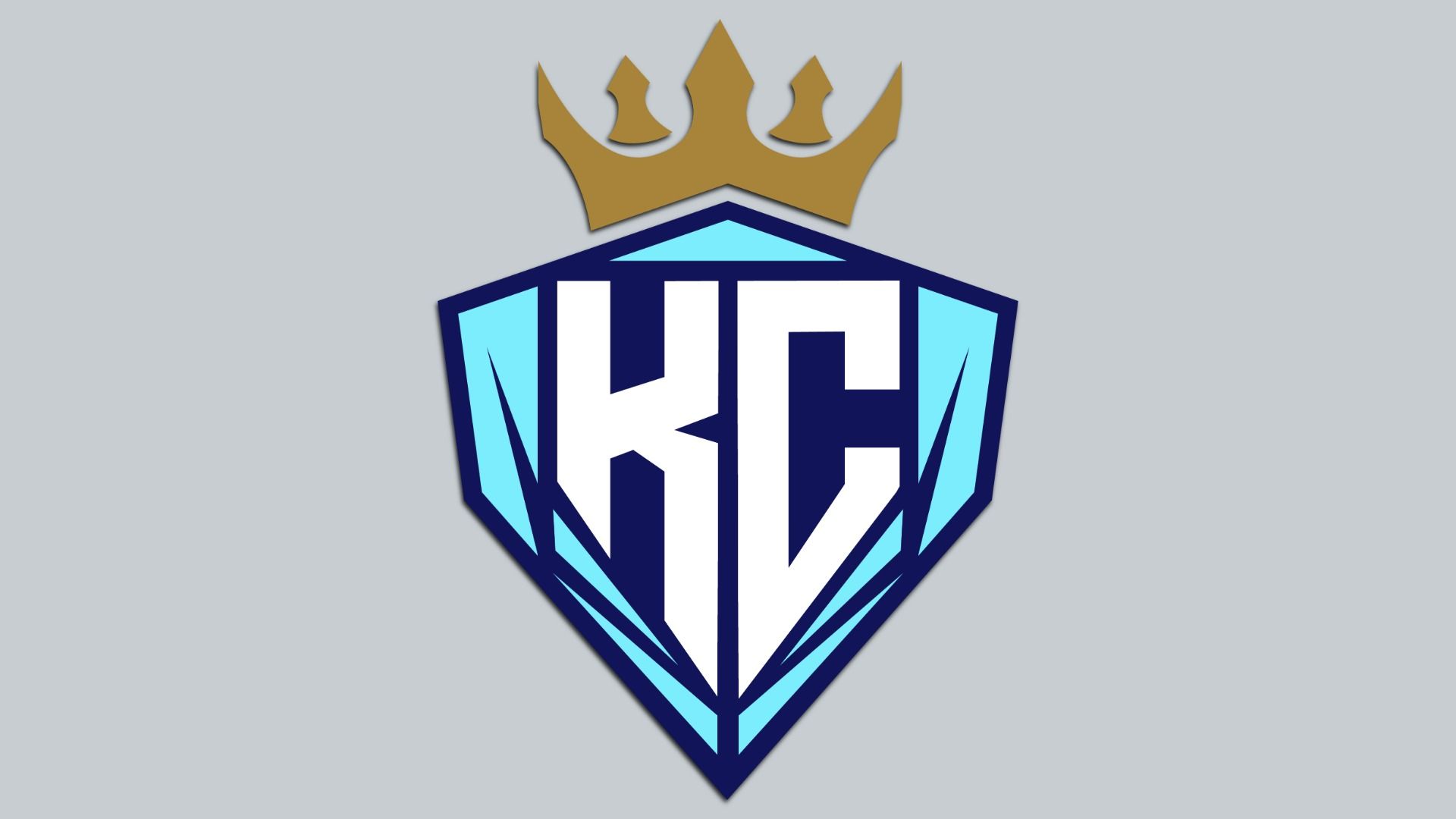 KC Diamonds logo with white letters "KC" inside a blue diamond shape, topped with a gold crown, on a light gray background.