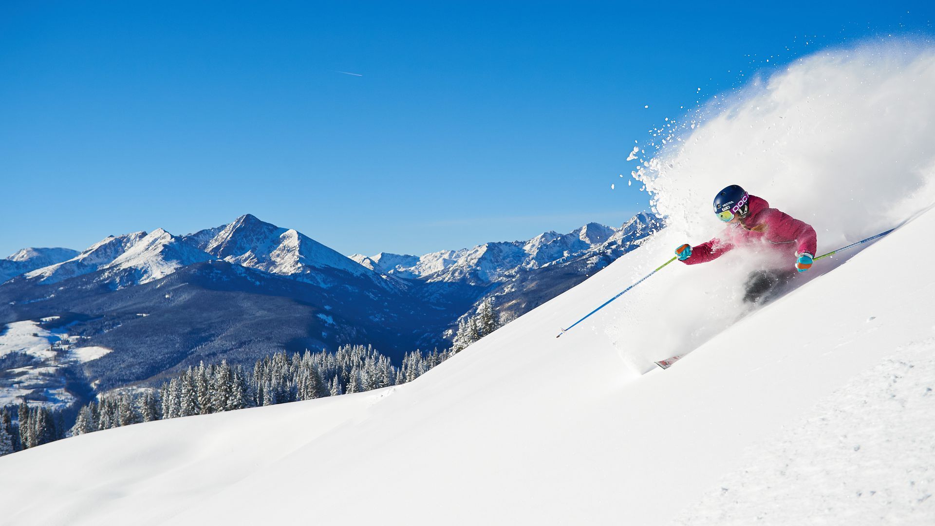 A skier at Vail Resorts