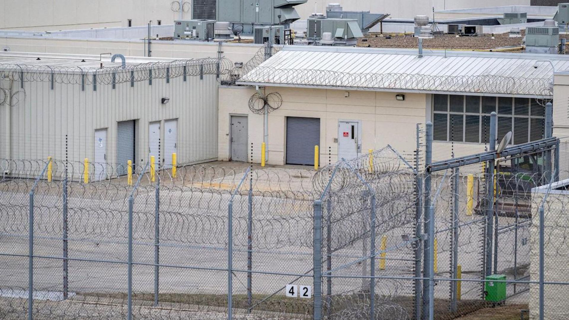CoreCivic Midwest Regional Reception Center, formerly Leavenworth Detention Center, at 100 Hwy. Terrace, is seen on March 3, 2025, in Leavenworth, Kansas.