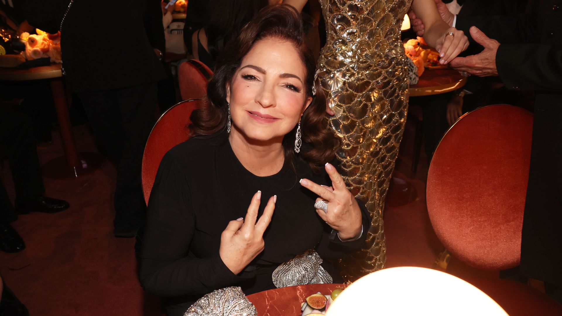 LOS ANGELES, CALIFORNIA - FEBRUARY 01: Gloria Estefan attends the 68th GRAMMY Awards at Crypto.com Arena on February 01, 2026 in Los Angeles, California. (Photo by Johnny Nunez/Getty Images for The Recording Academy)