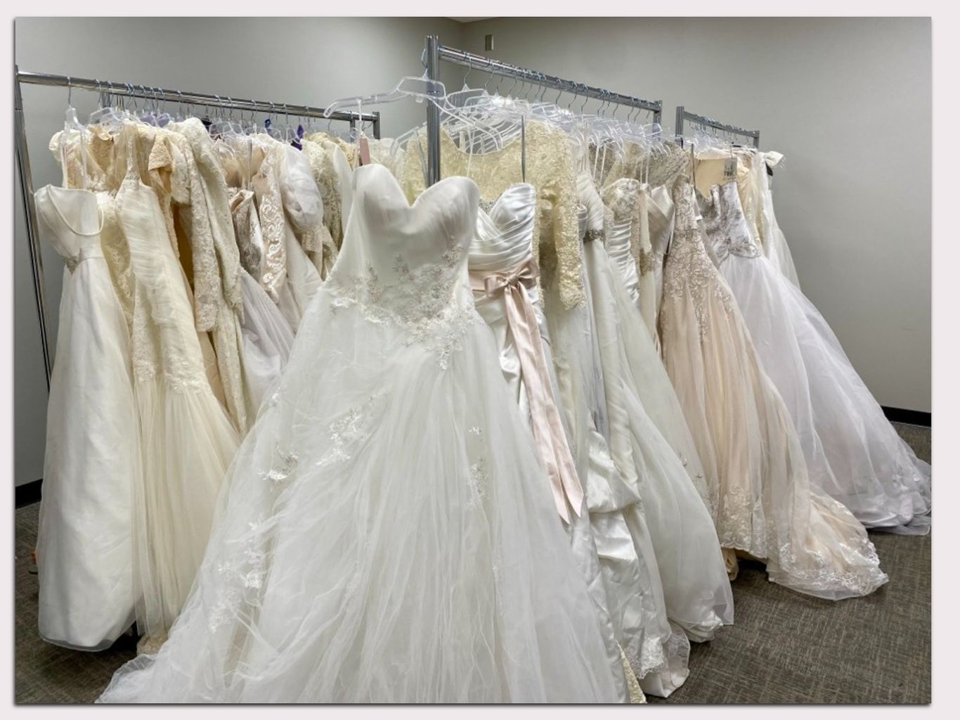Find a wedding dress for under $100 in Richmond at a Goodwill pop-up