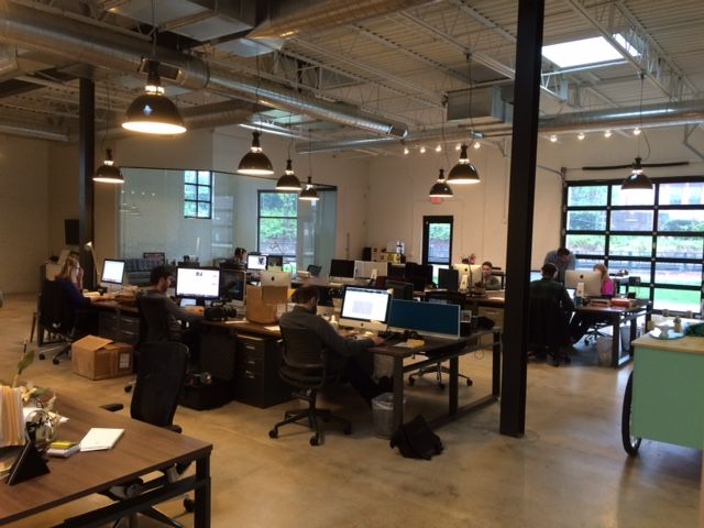 inside mode office space in charlotte