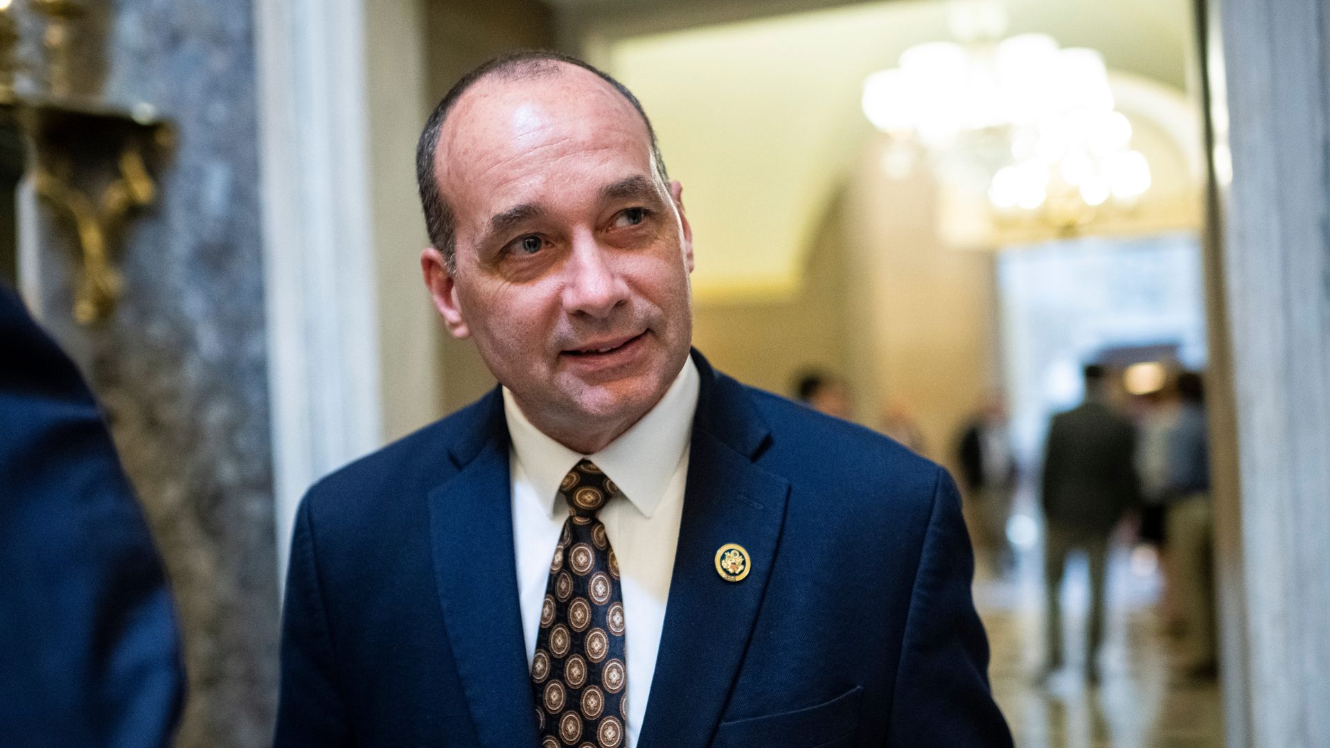 Rep. Bob Good, wearing a blue suit.