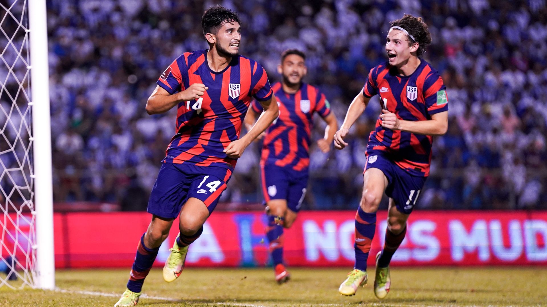 USMNT celebrating