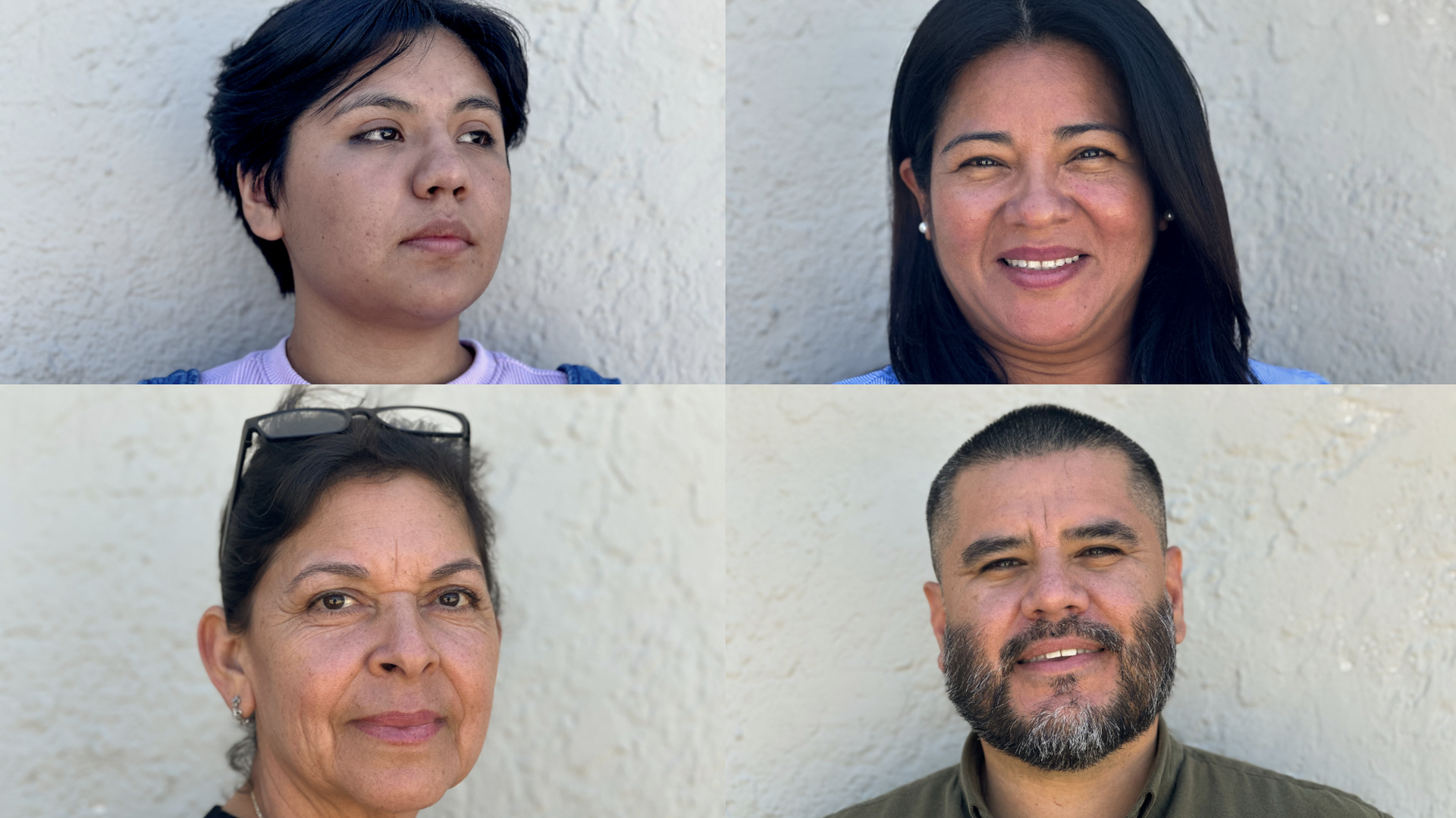 Abby Rodela, of Taft, Calfornia; Silvia Romano, of Delano, California; Guillermina Mireles, Taft, California; and Daniel Rodela, Taft, California.