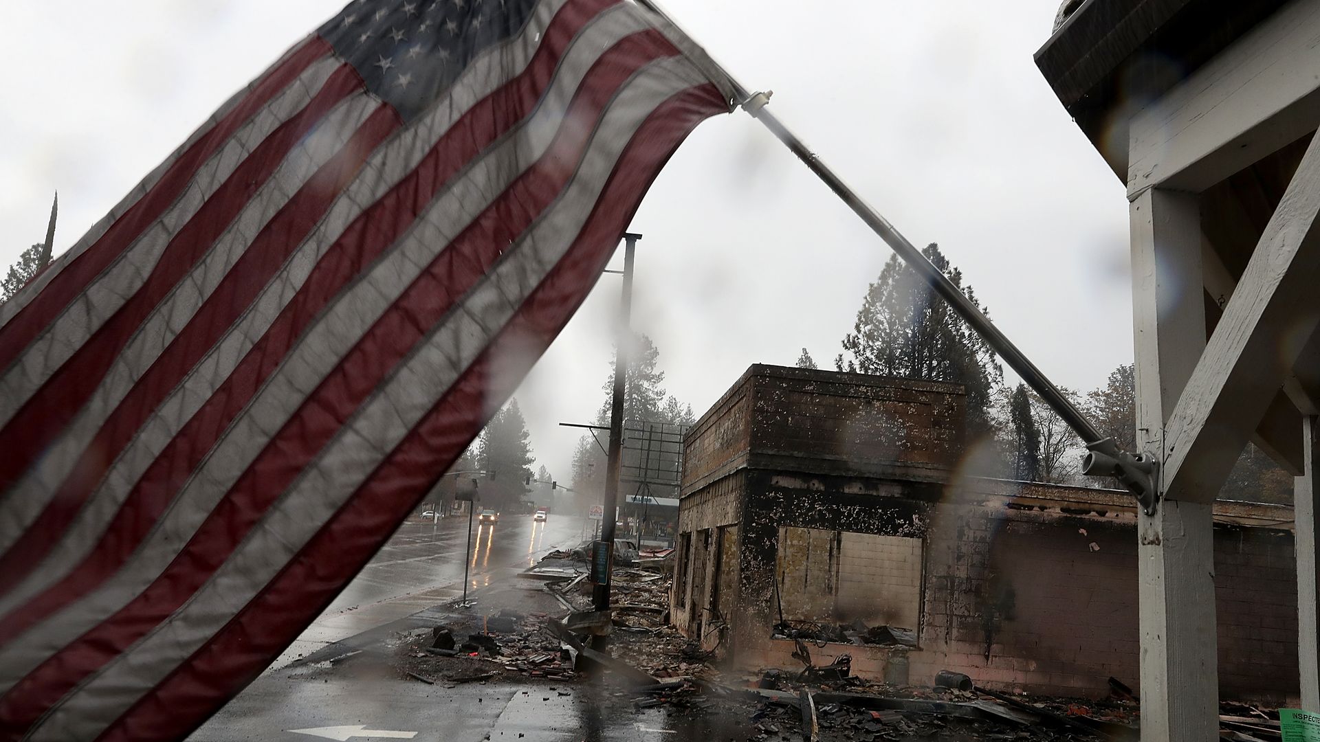 Paradise california damage