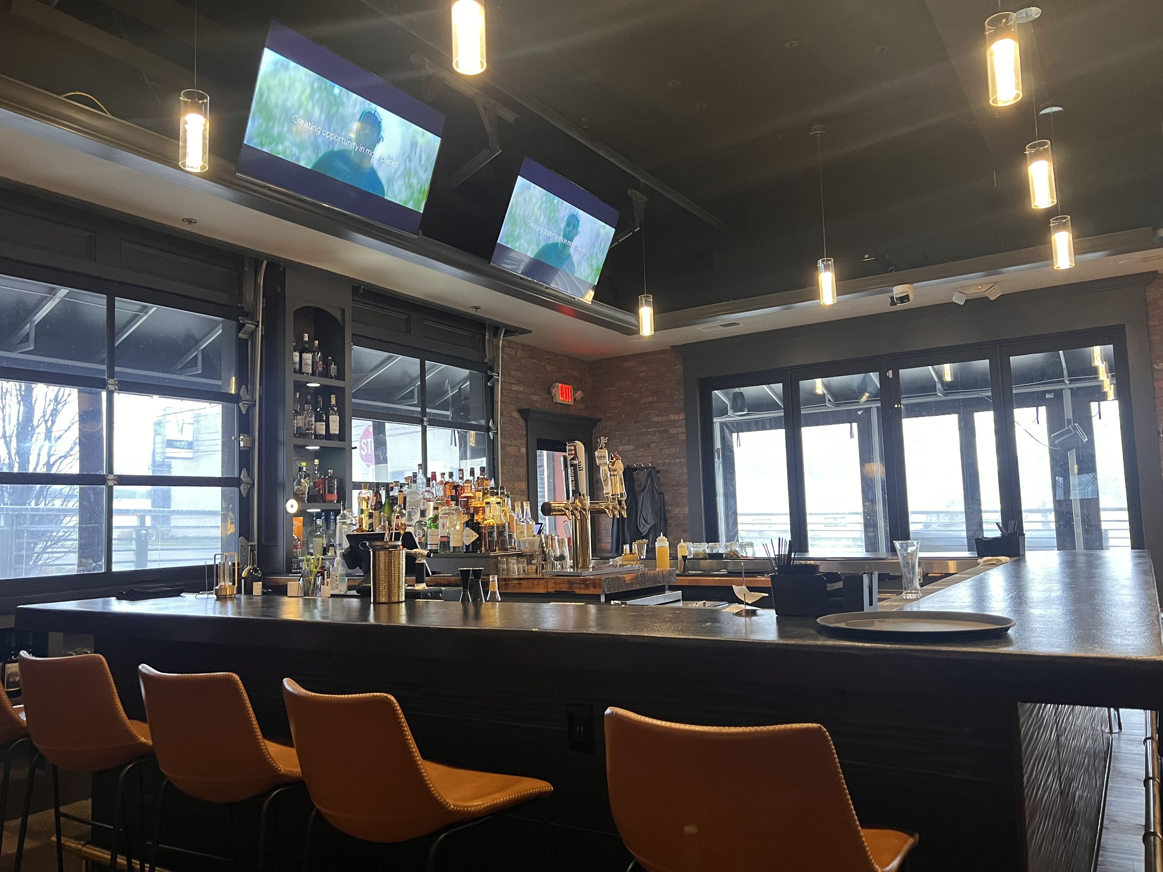 The bar at Taj on Fifth