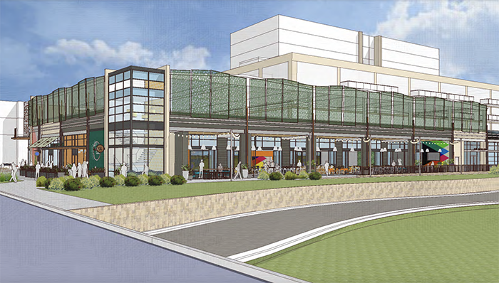 Metropolitan shopping center in midtown Charlotte NC