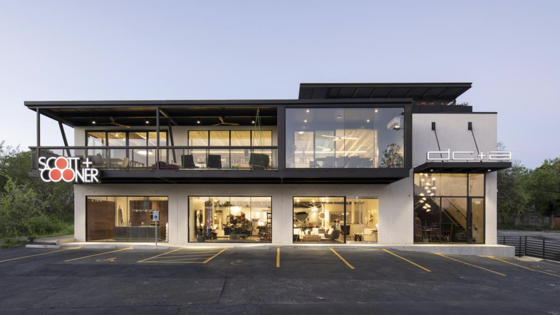A photo of a building in Austin