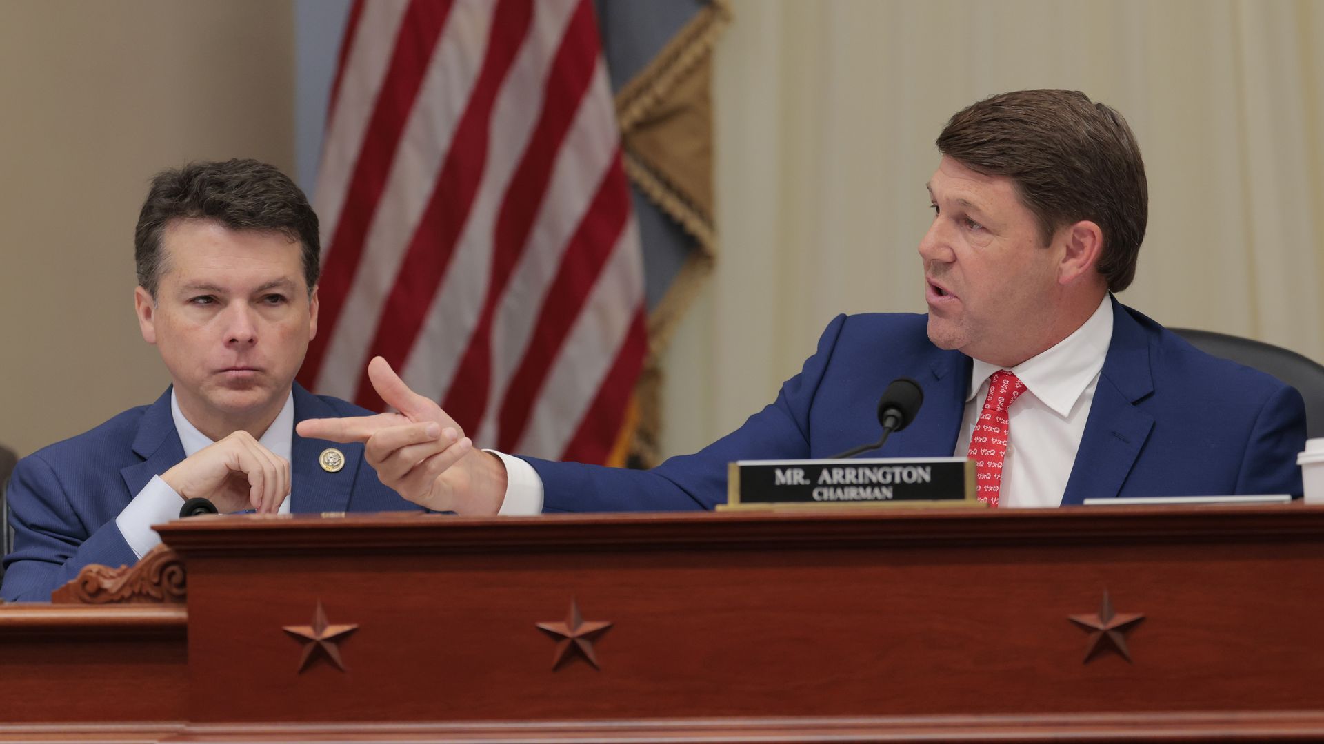 House Budget Committee chairman Jodey Arrington and ranking member Brendan Boyle