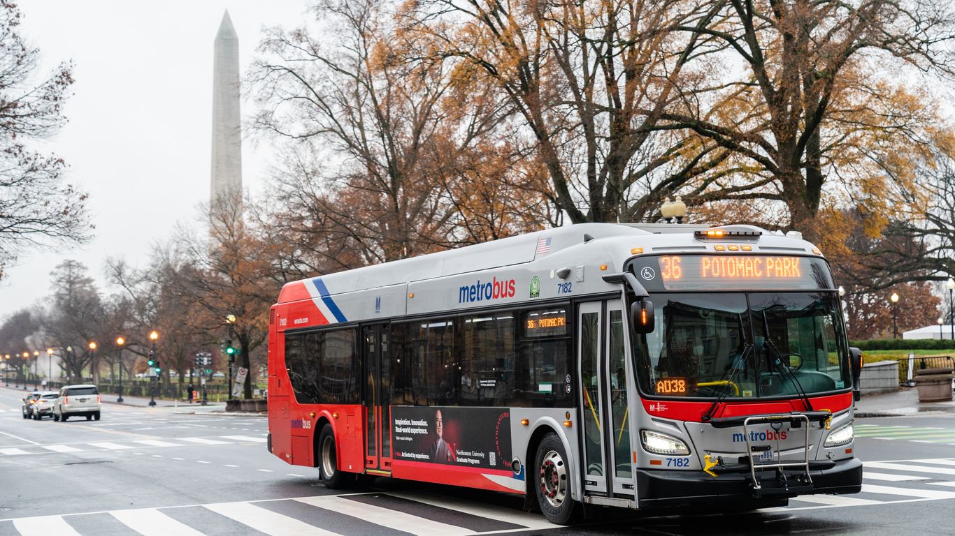 Metro tests out new timesaving tactics on D.C. buses Axios
