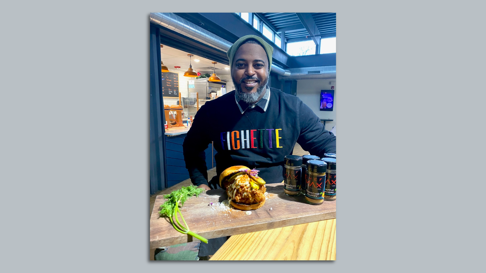 Chef Maxcel Hardy. Photo courtesy of David Rudolph. 