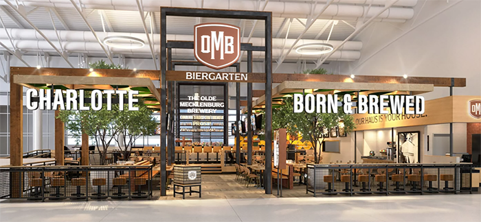 Rendering of OMB's new location at Charlotte Douglas International Airport.