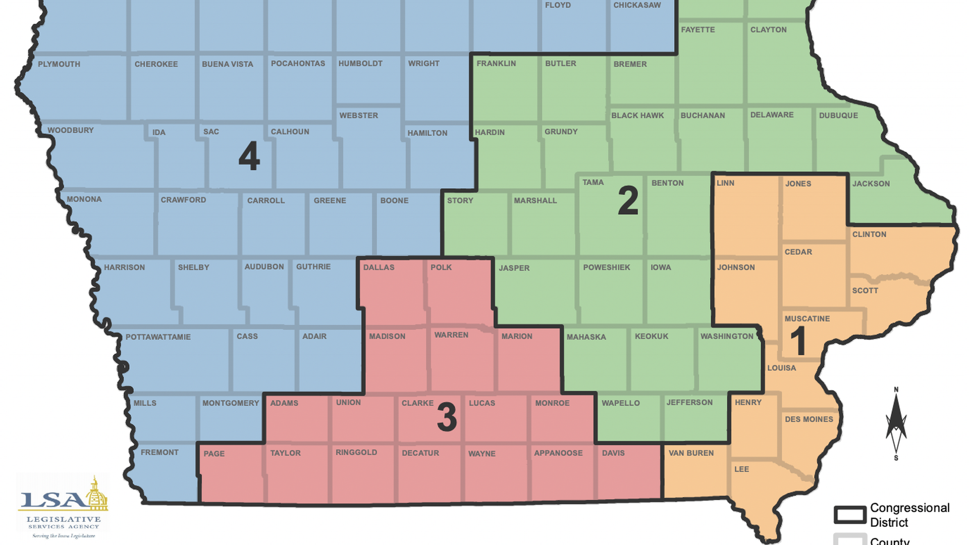 proposed congressional map from LSA.