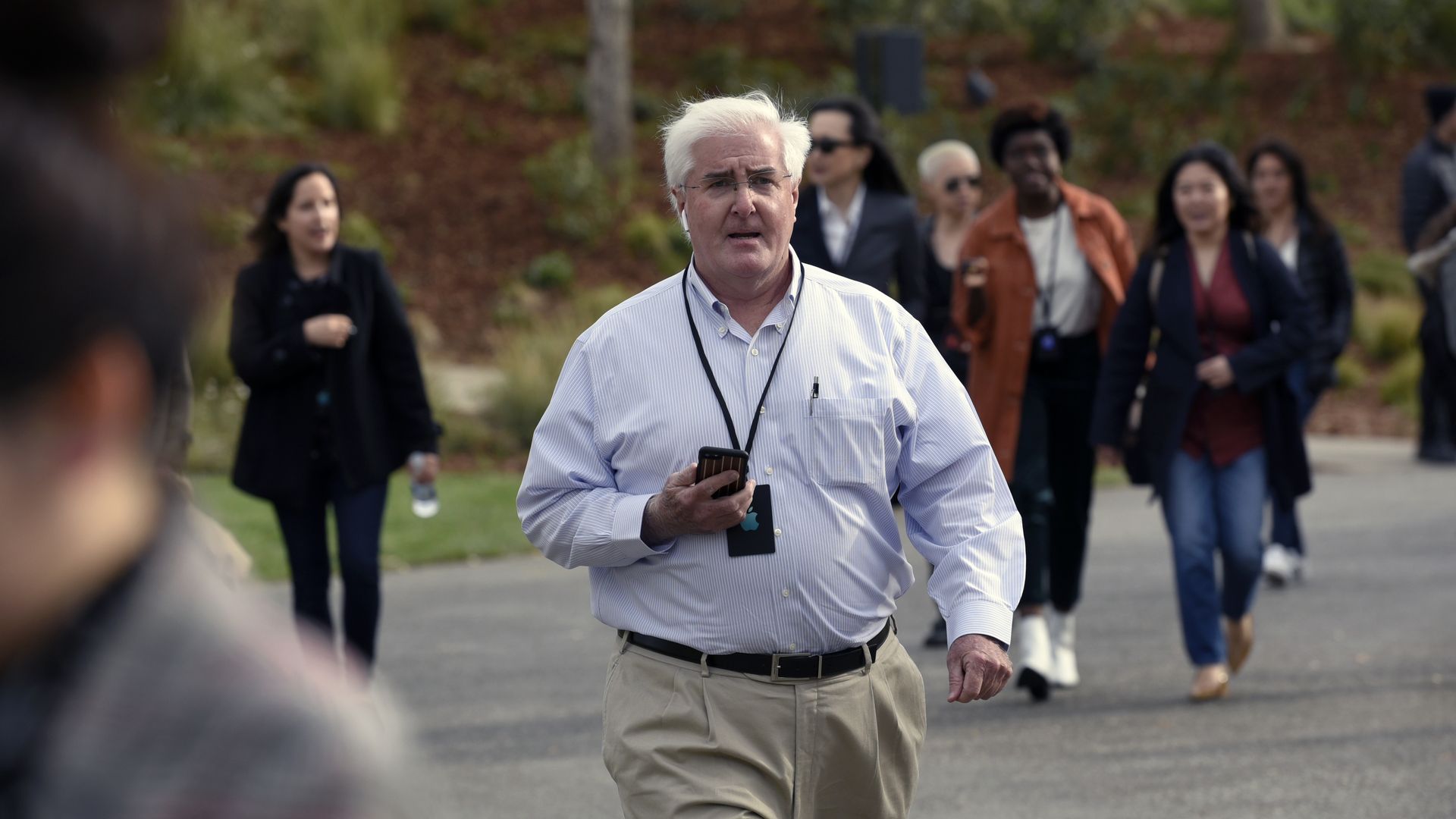 Ron Conway at an Apple event.