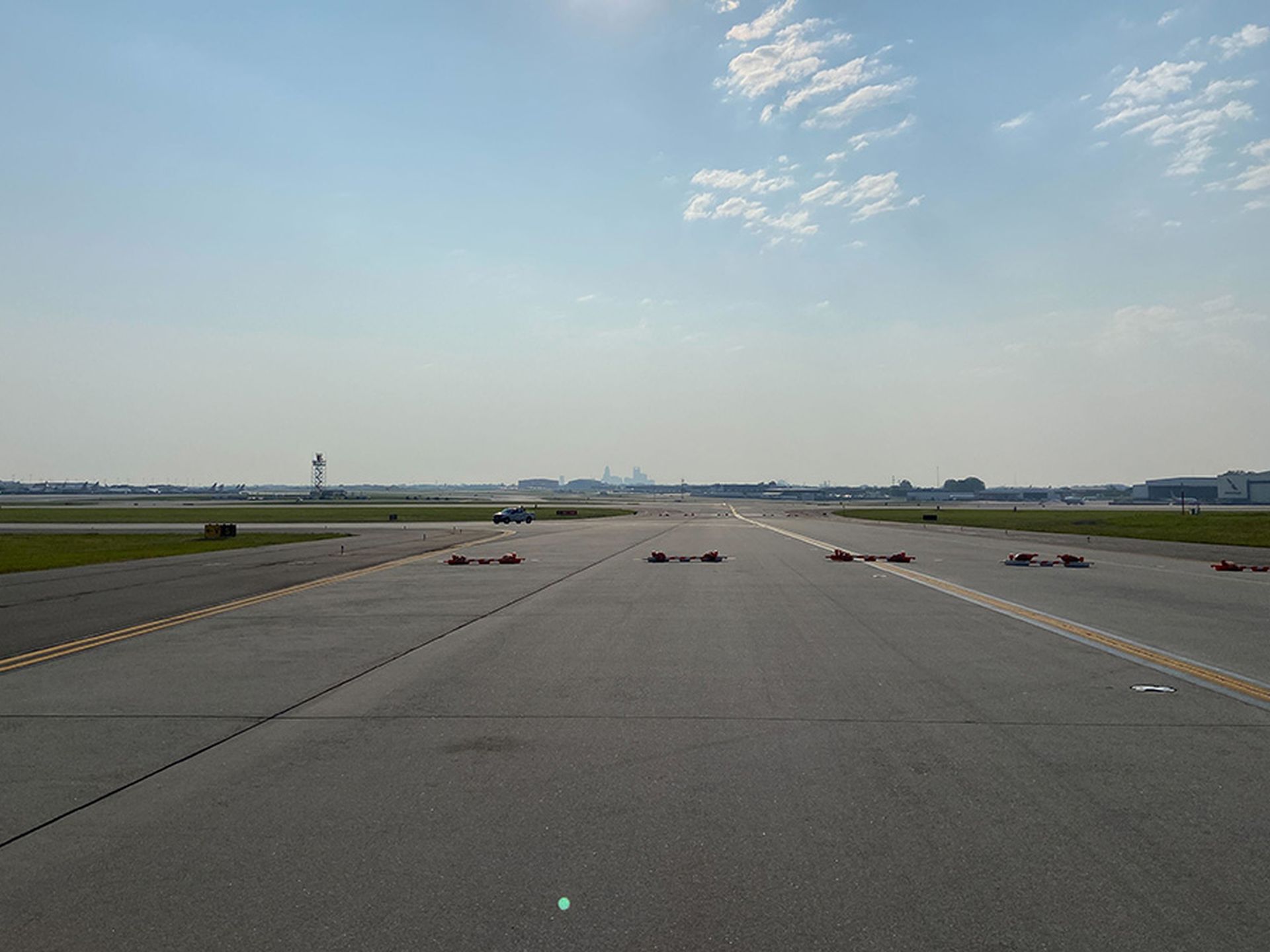 Runway 18C/36C with surrounding taxiways