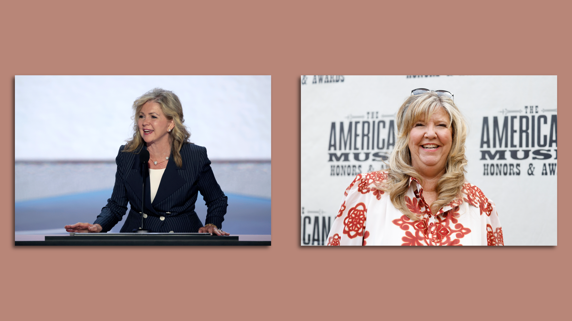 Sen. Marsha Blackburn and state Rep. Gloria Johnson