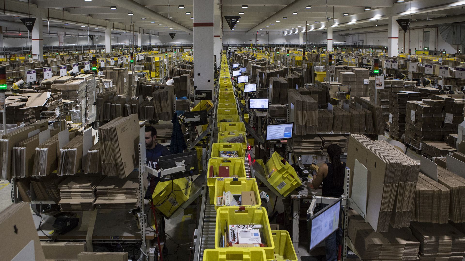 An Amazon Warehouse