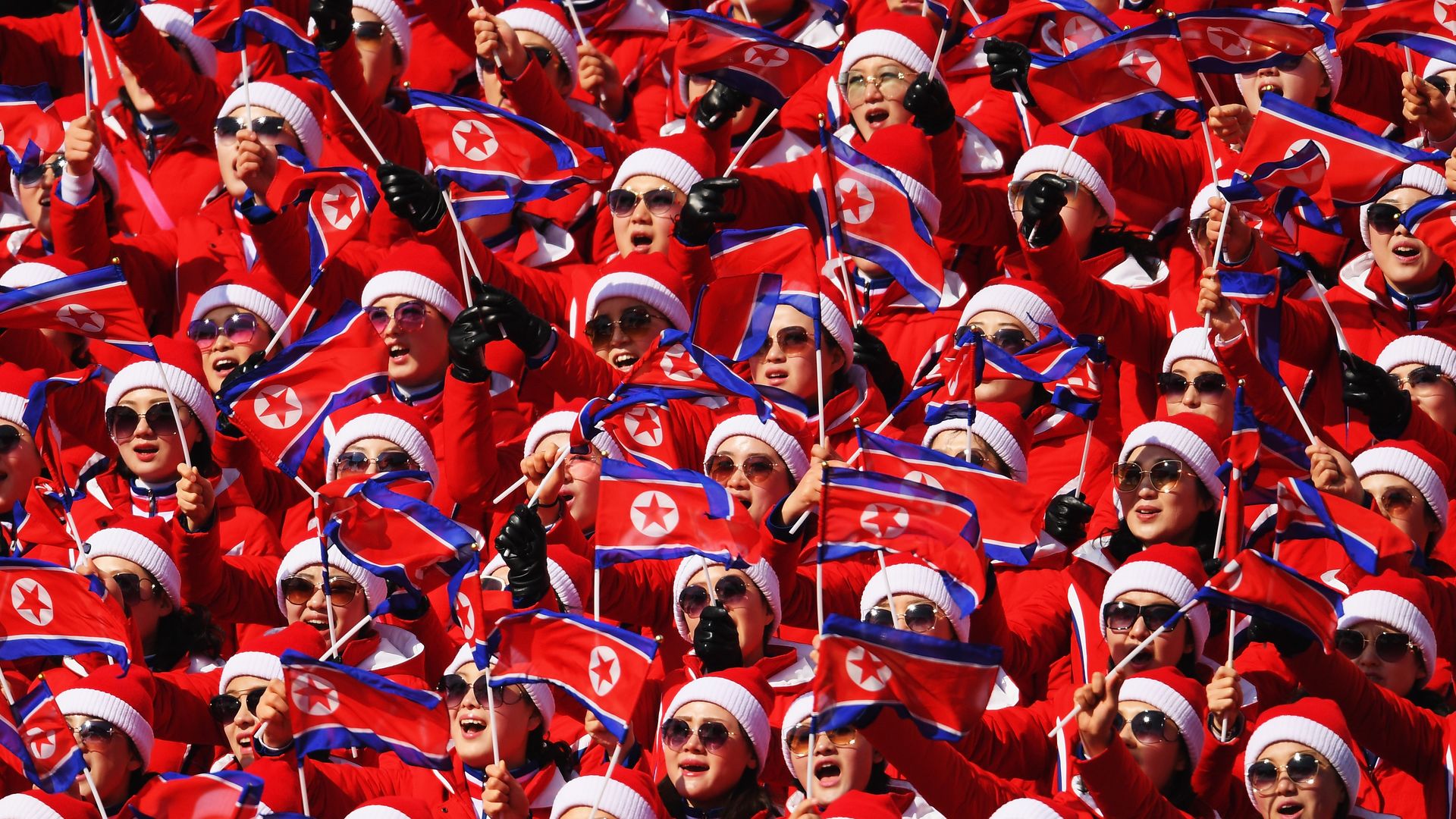 North Korea fans