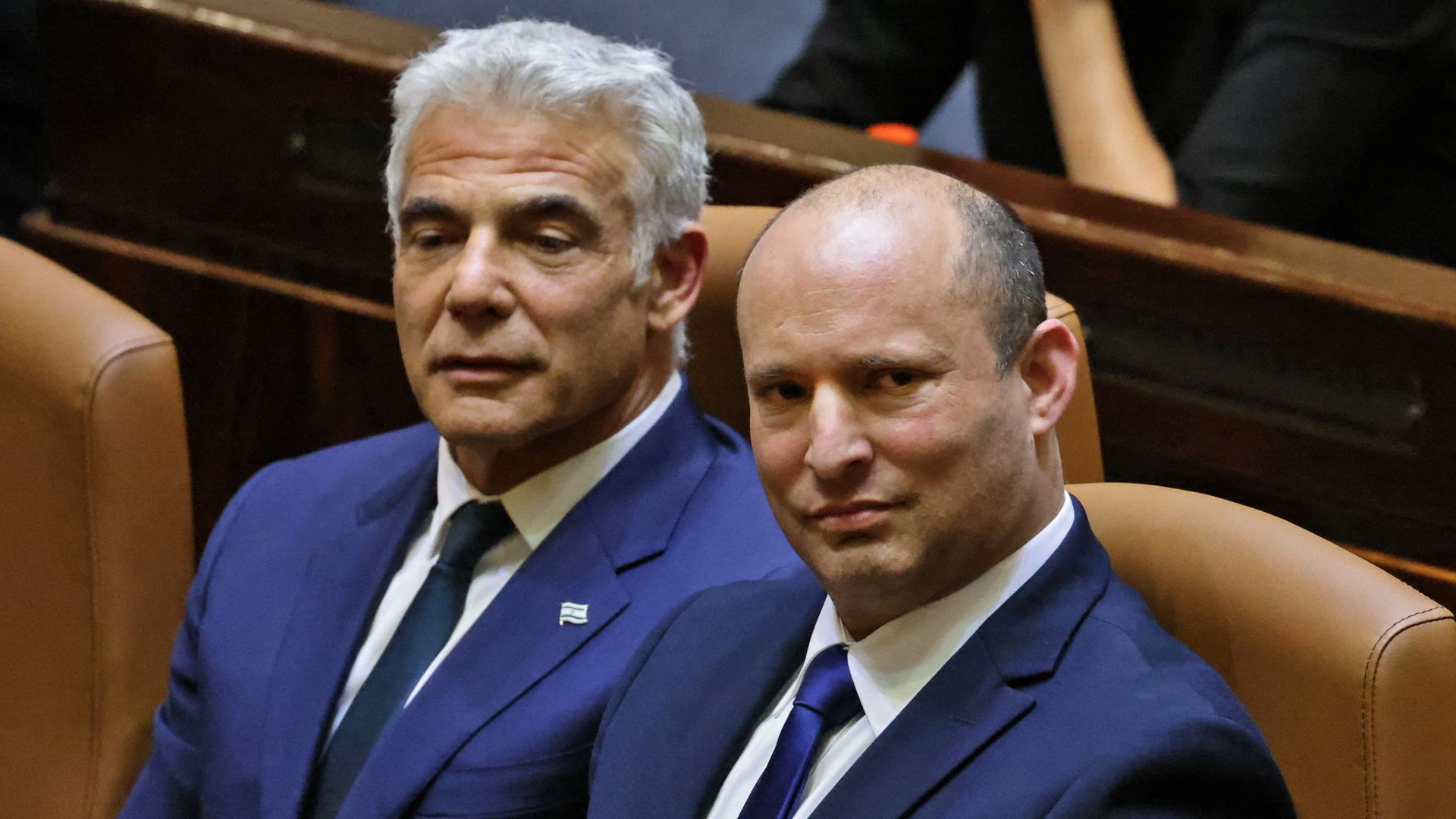 Yair Lapid and Naftali Bennet