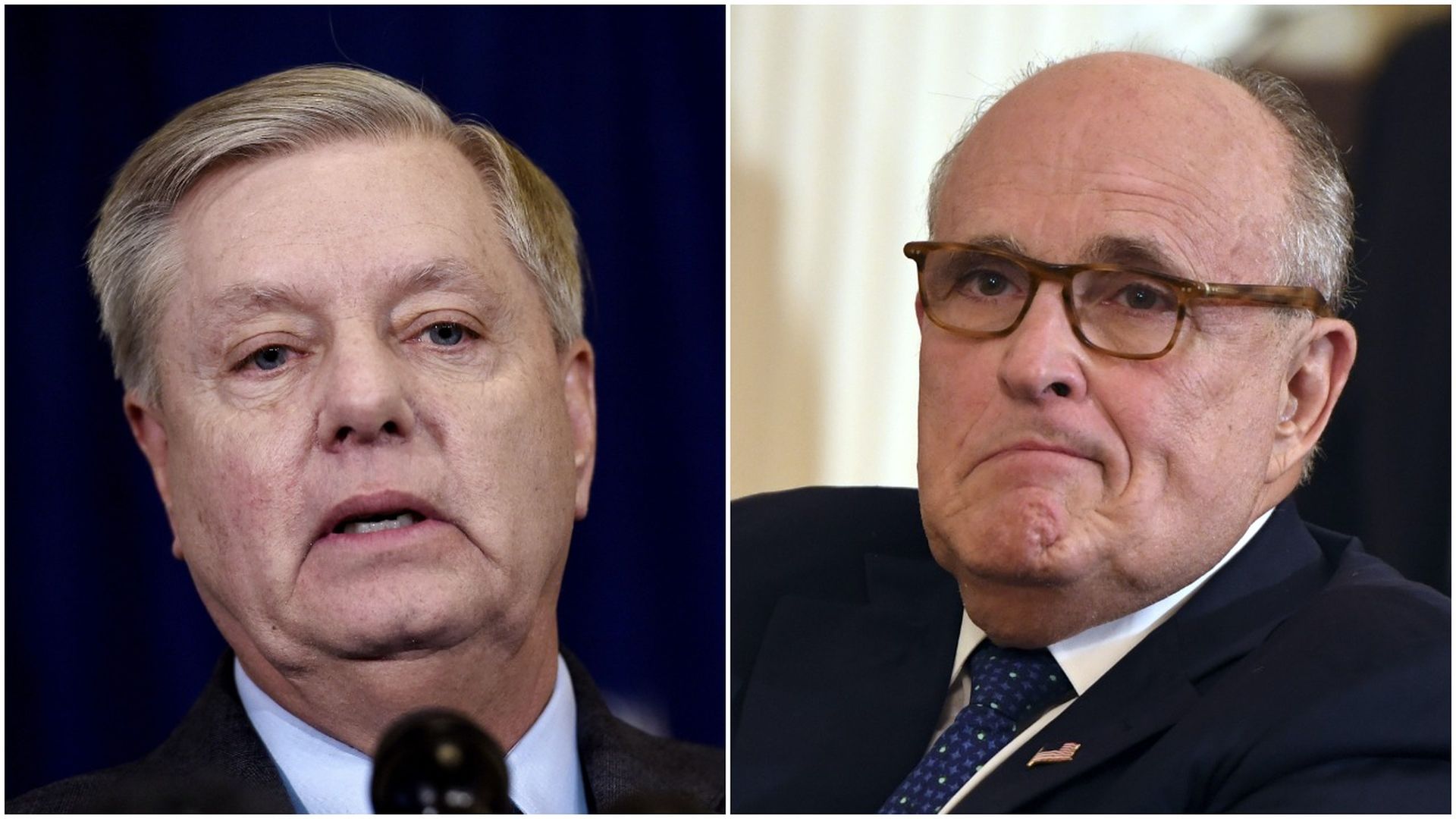Lindsey Graham and Rudy Giuliani