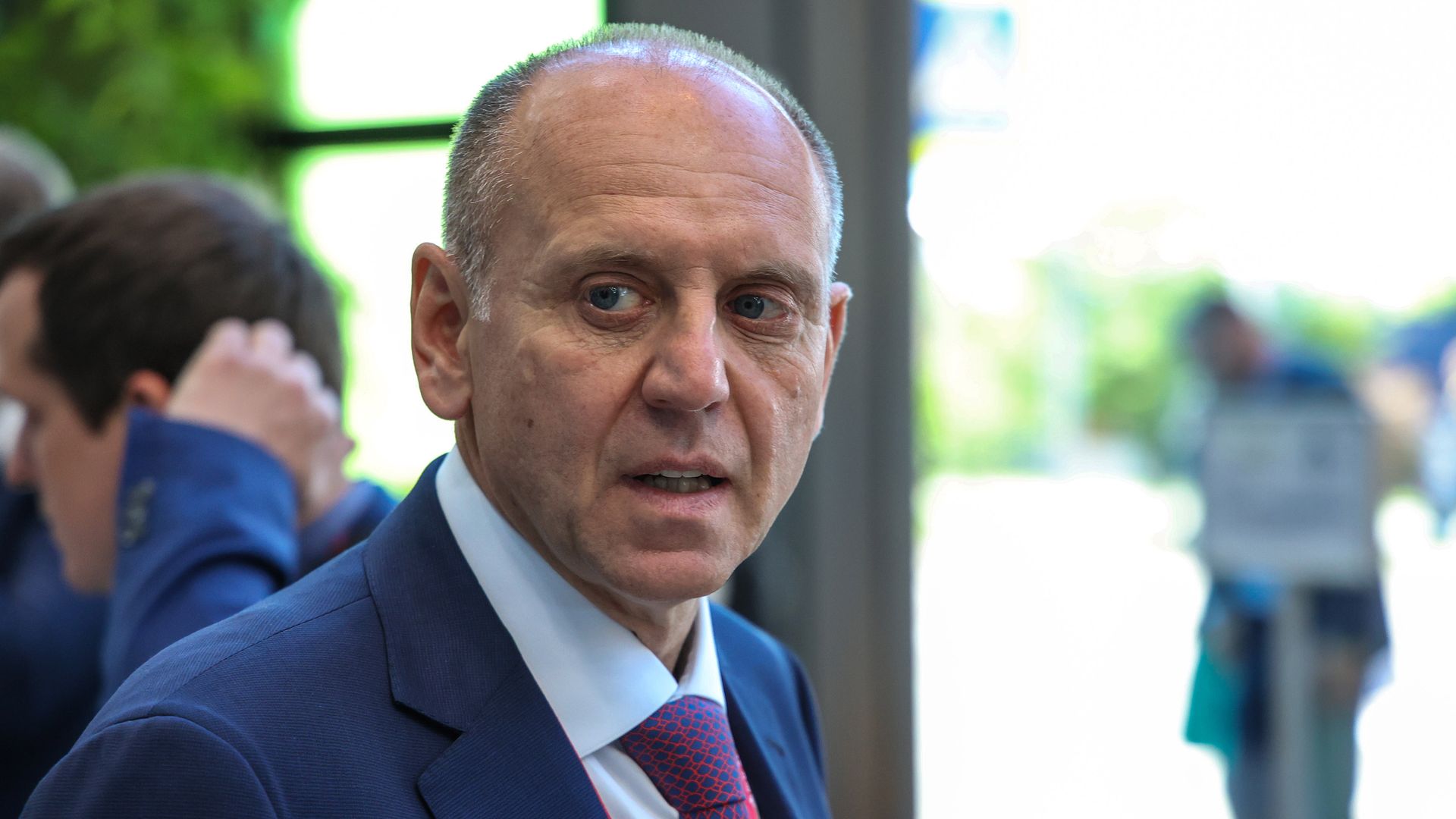 Russian oligarch Dmitry Pumpyansky at the St. Petersburg International Economic Forum (SPIEF) in St. Petersburg, Russia, on Friday, June 4, 2021.