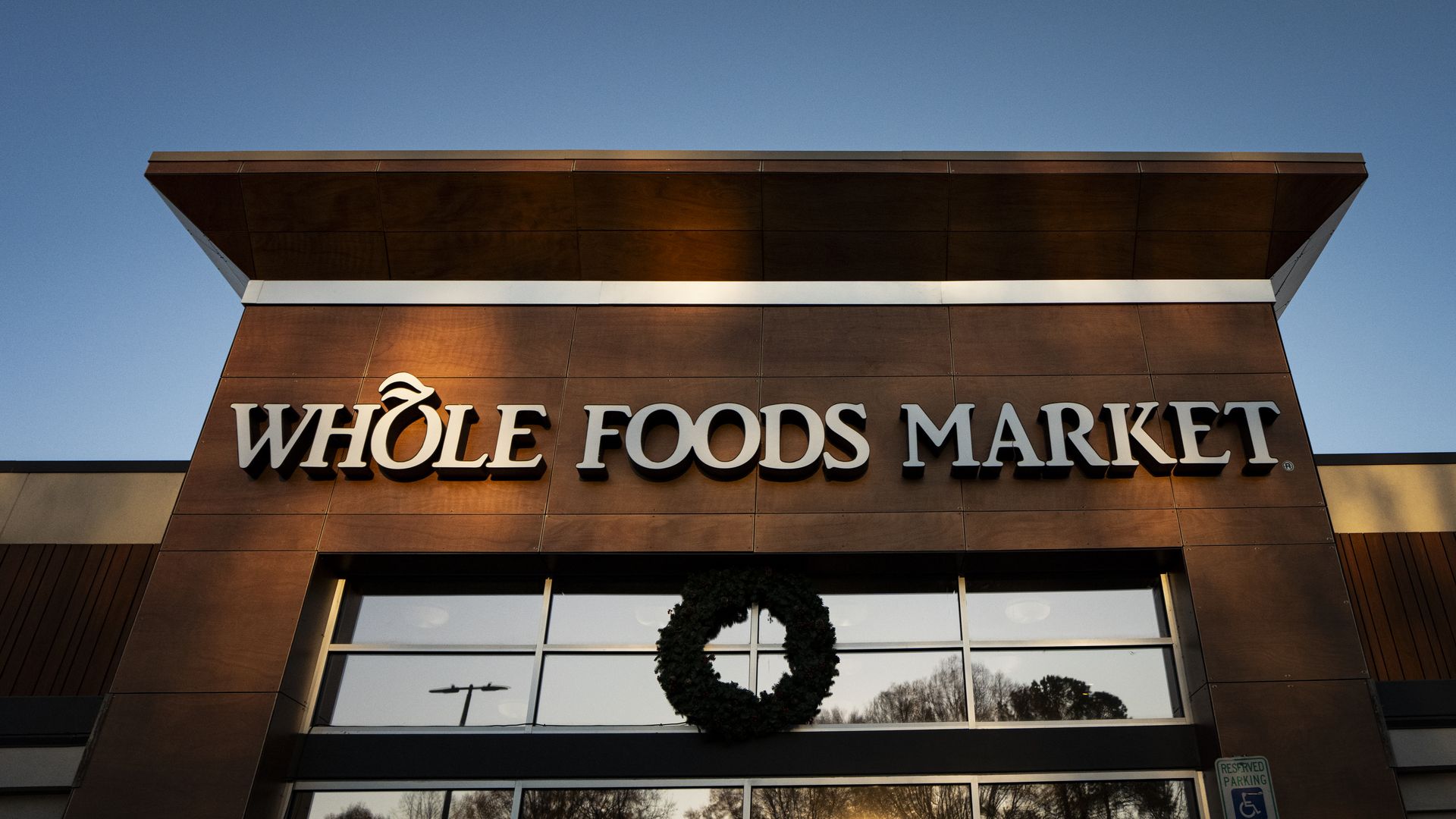 CHAPEL HILL, NC - NOVEMBER 23: A Whole Foods Market on November 23, 2025 in Chapel Hill, North Carolina. John Mackey, the last remaining co-founder of Whole Foods Market, sold the company to Amazon for $13.7 billion on August 28, 2017. (Photo by Al Drago/Getty Images)
