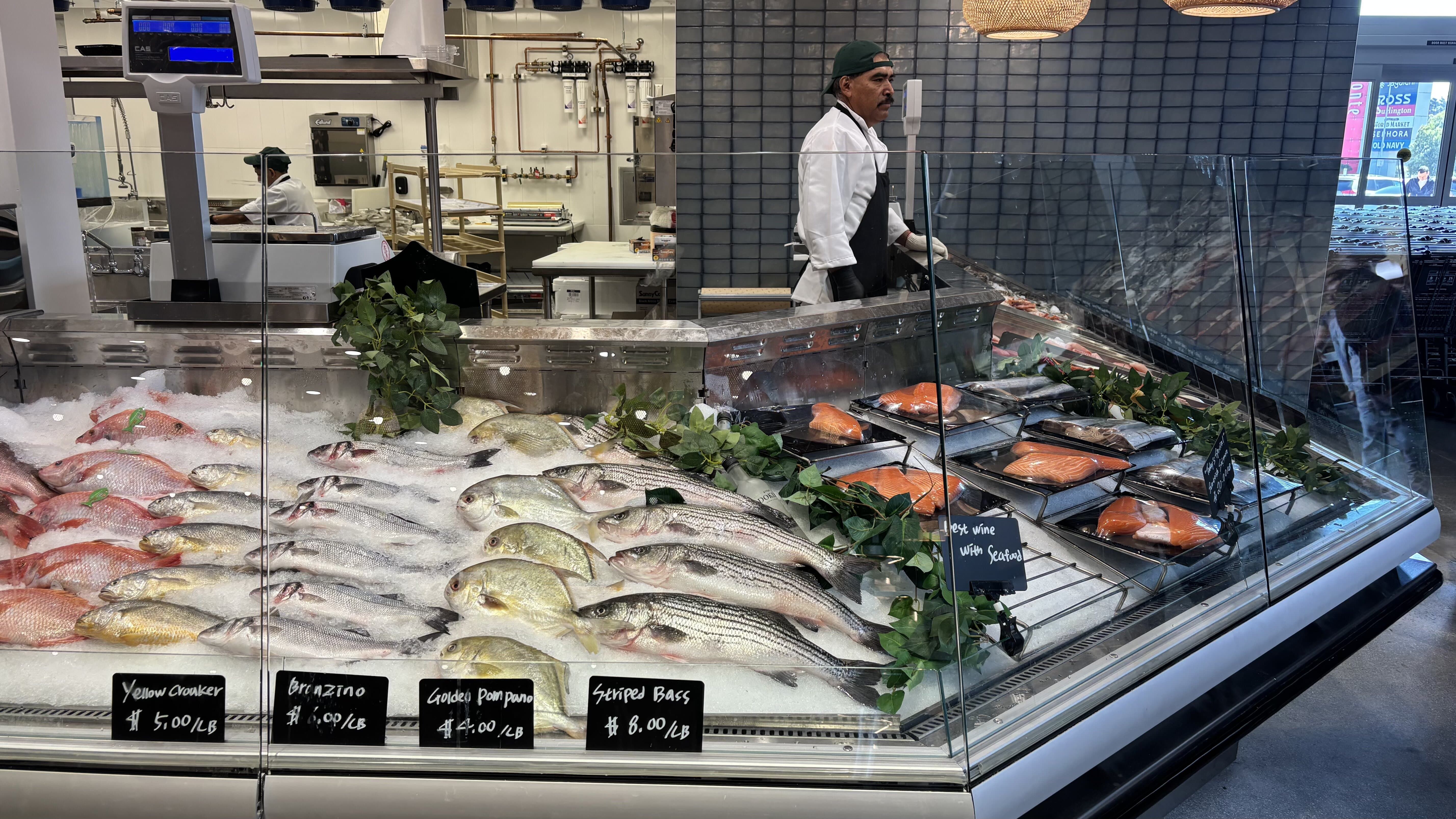 Seafood counter at Jagalchi