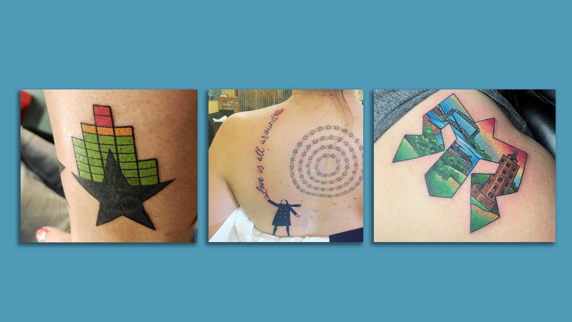 Three tattoos 