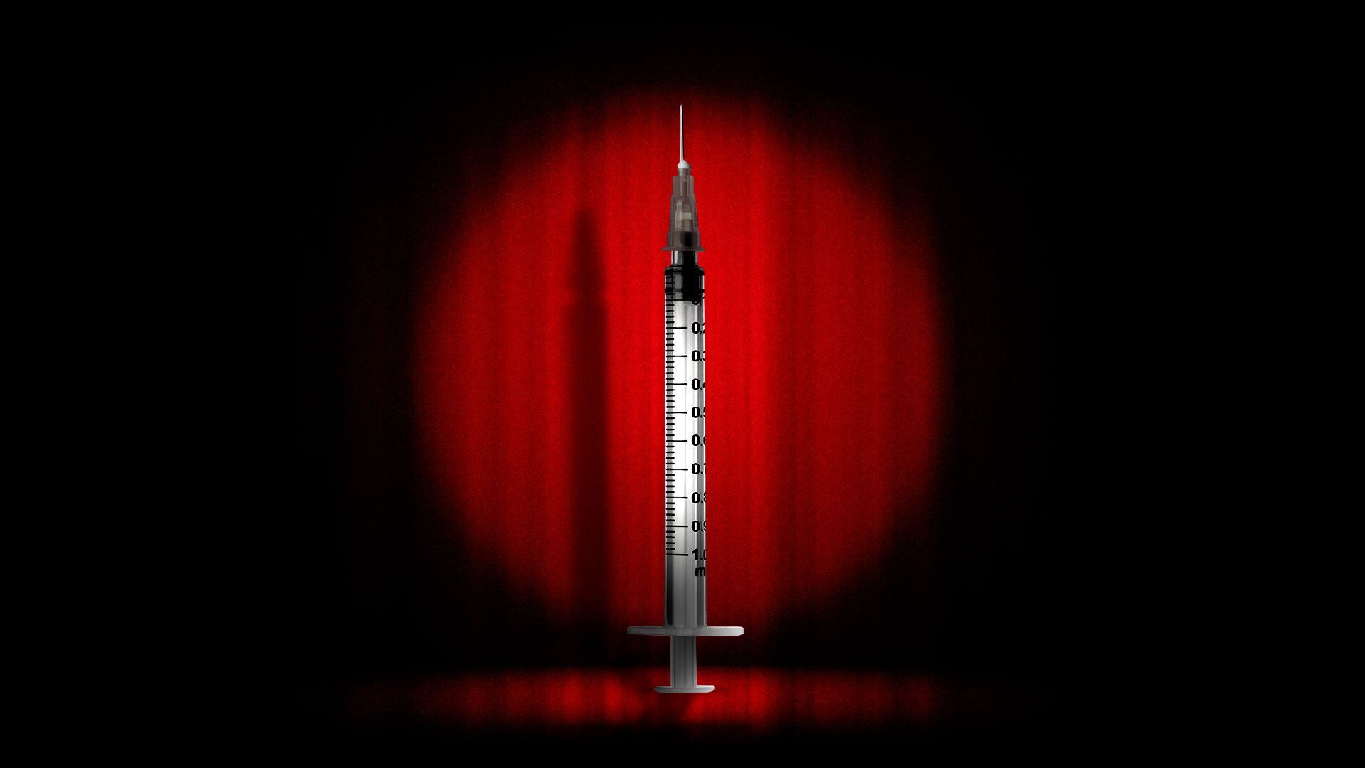 An illustration of a syringe