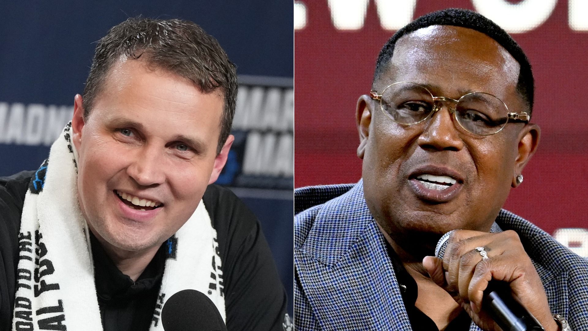 Image shows headshots of Will Wade and Master P.
