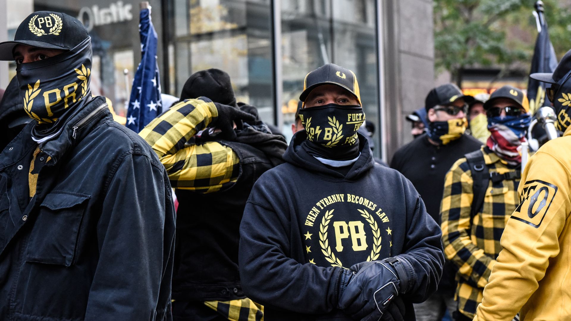 Members of the Proud Boys