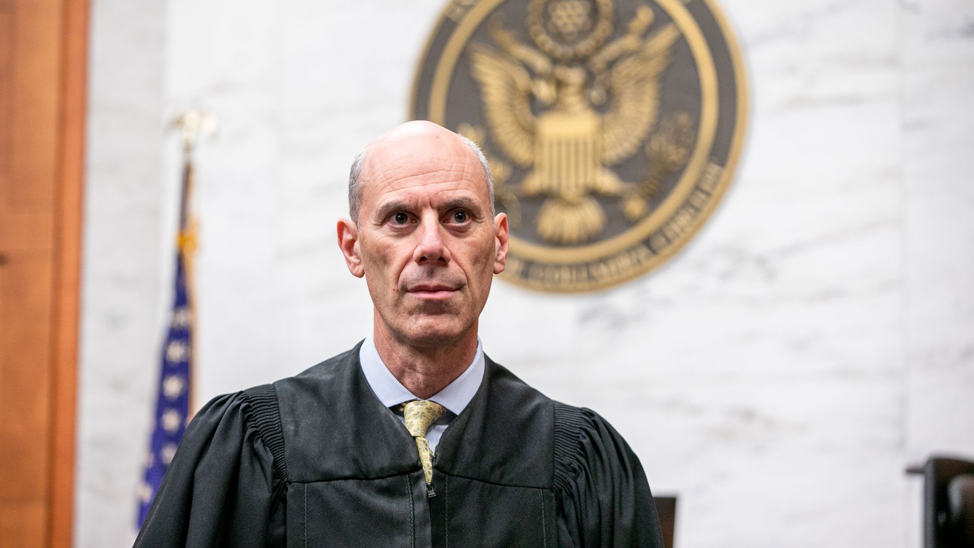 James Boasberg, incoming chief judge of the US District Court, in Washington, DC, US, on Monday, March 13, 2023. Boasberg, who starts a seven-year term as chief judge on March 17, will oversee the court's secret grand jury proceedings, including pending and future legal fights related to Special Cou