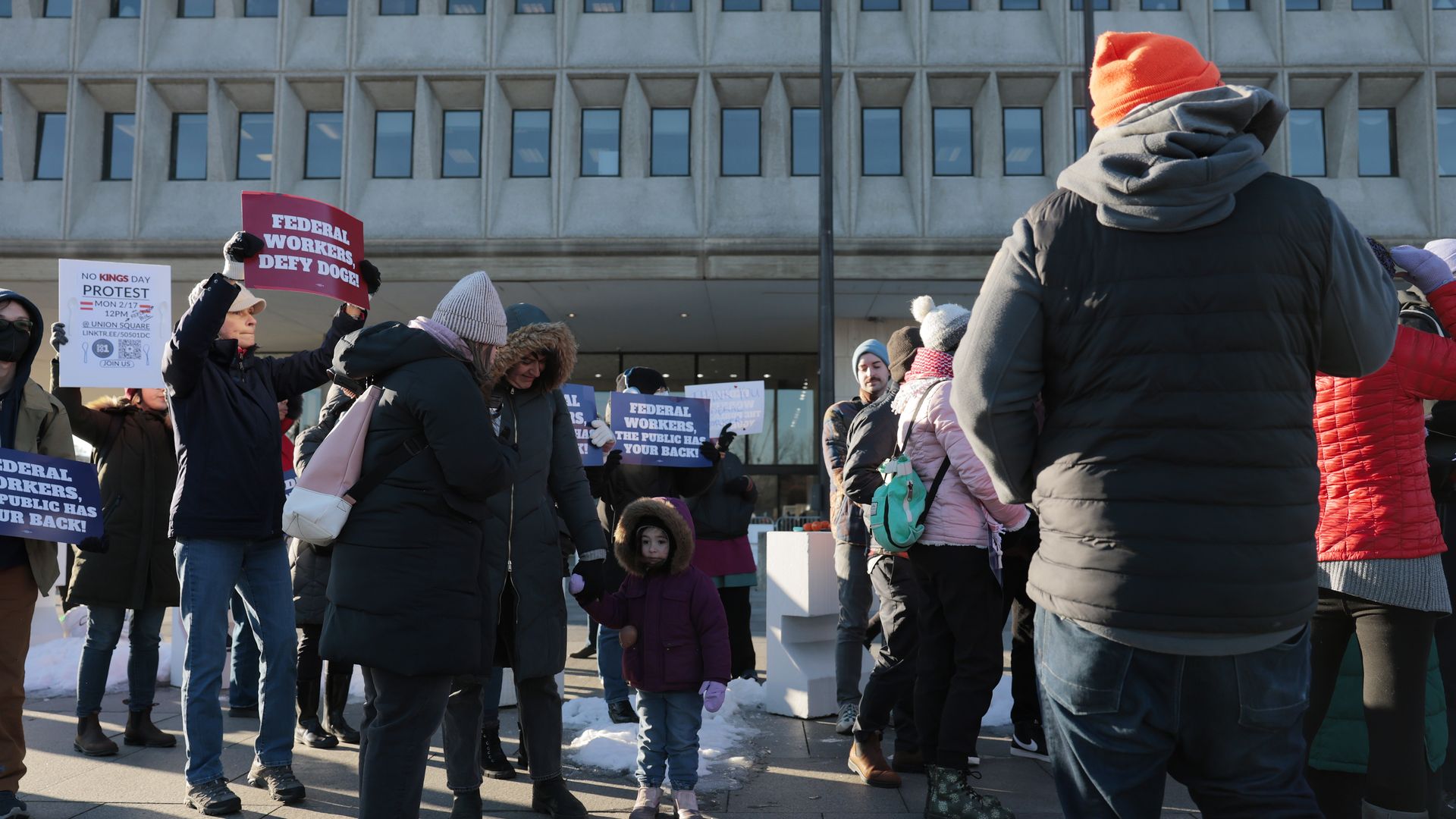 Protest outside HHS headquarters
