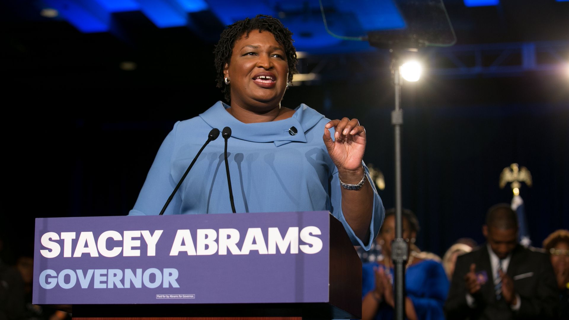 Former Georgia Democratic Gubernatorial candidate Stacey Abrams. 