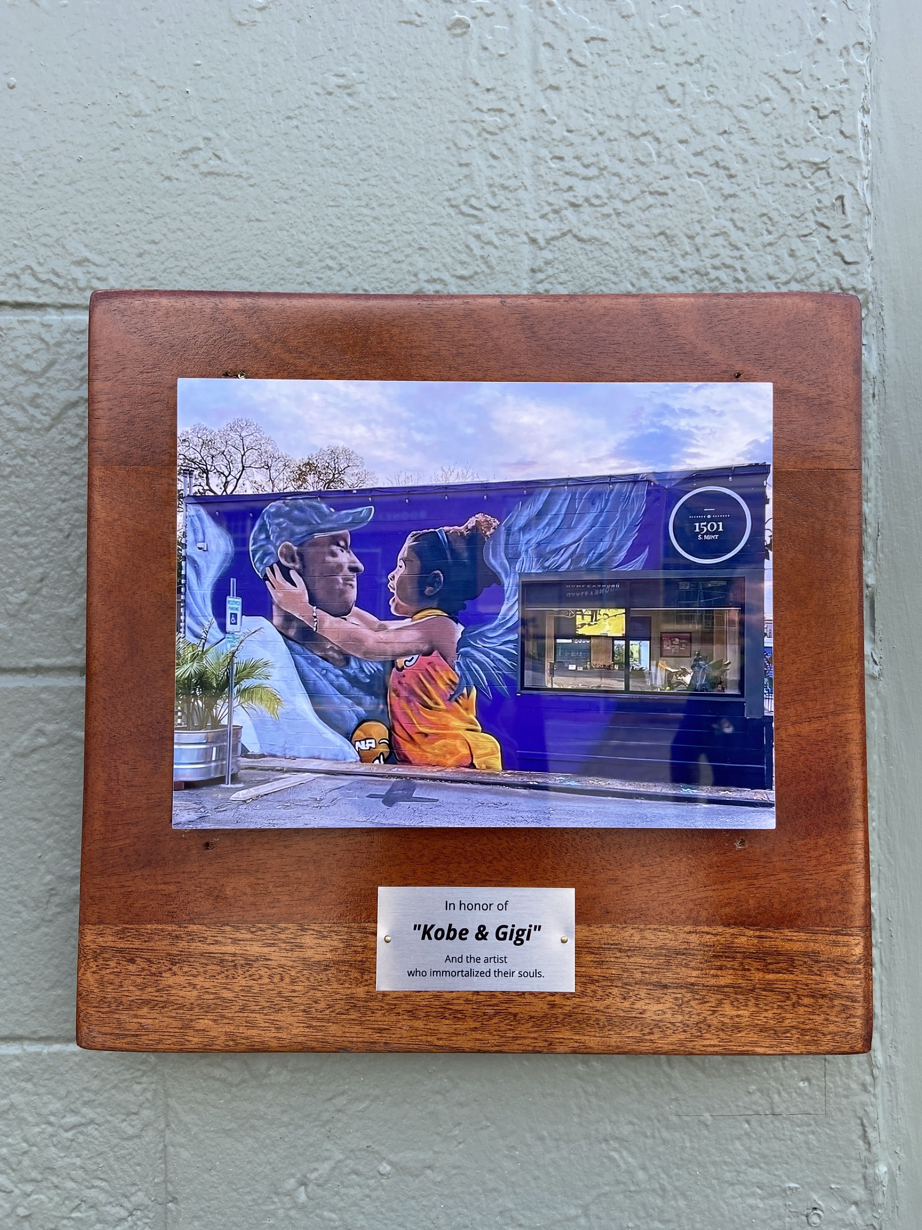 Kobe & Gigi mural.