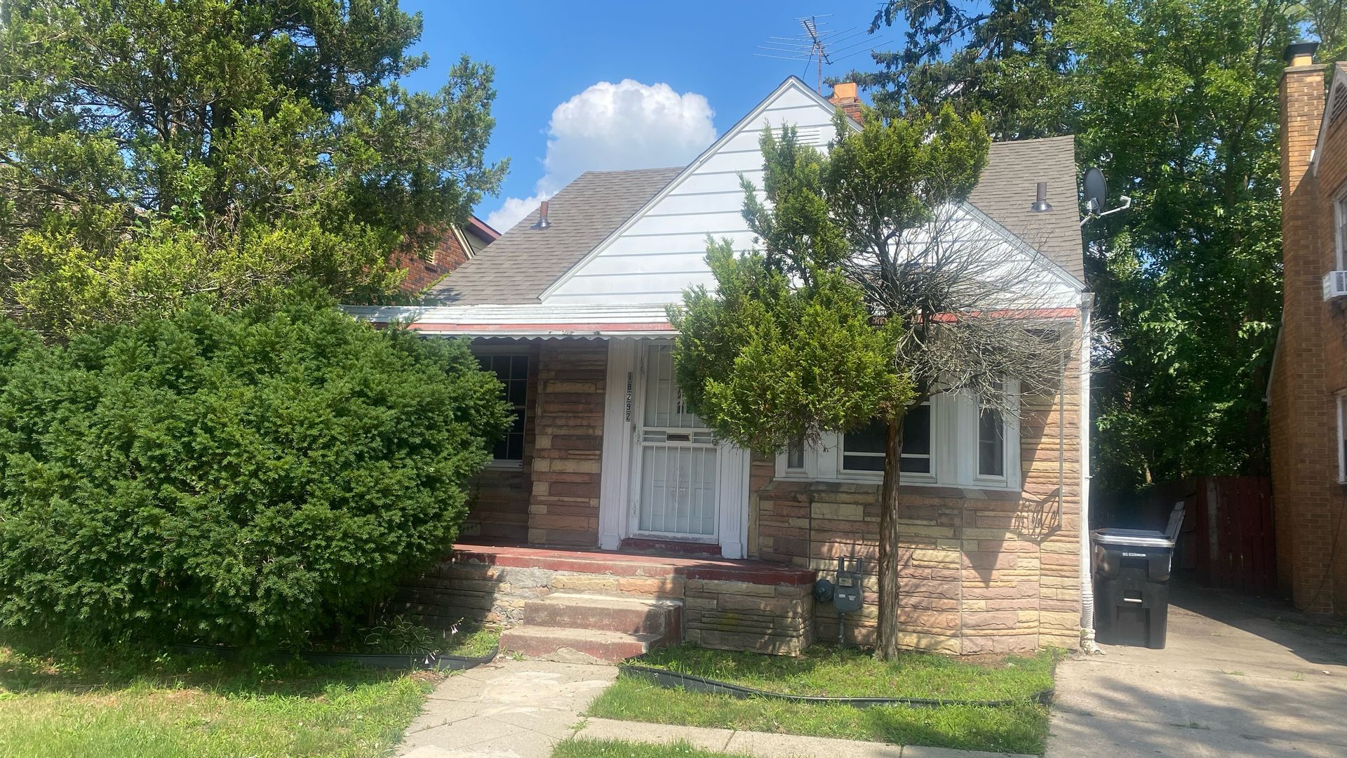 Exterior view of 18292 Birwood St. on Detroit's west side.
