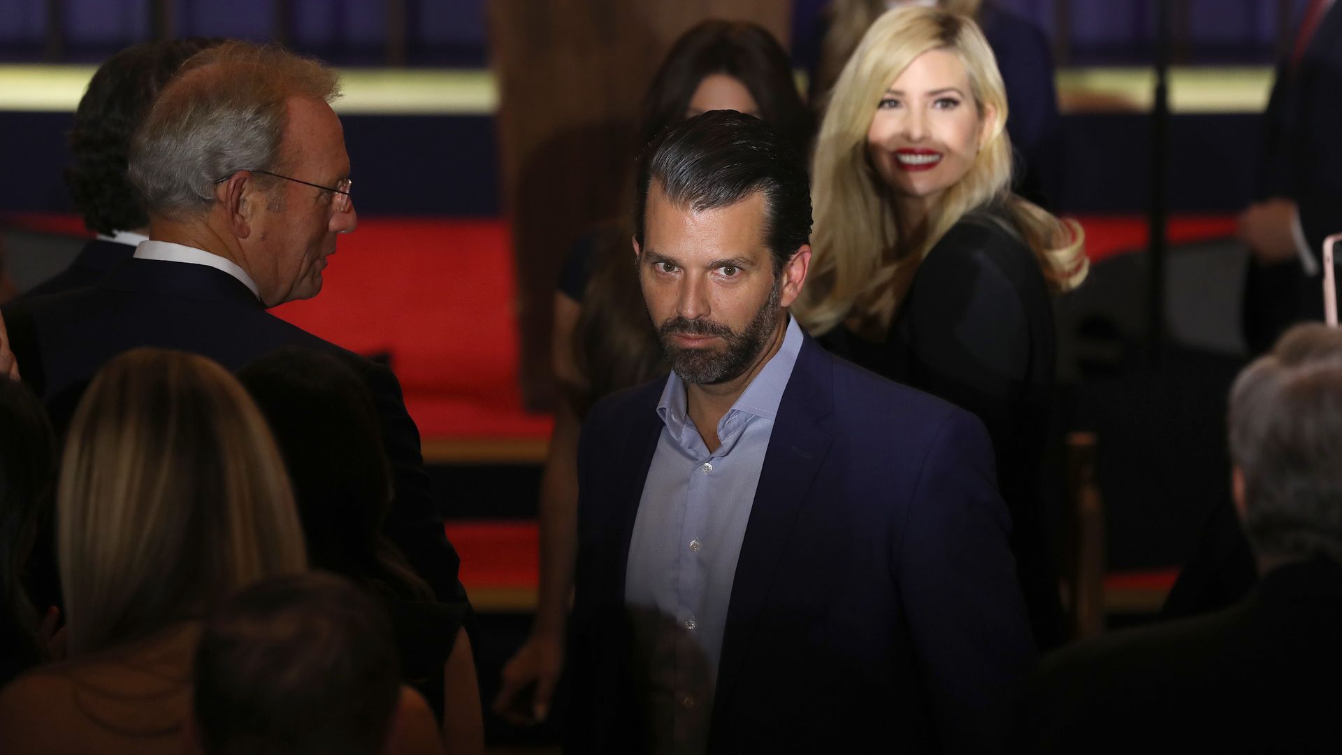 Donald Trump Jr. with Ivanka Trump on Nov. 04.