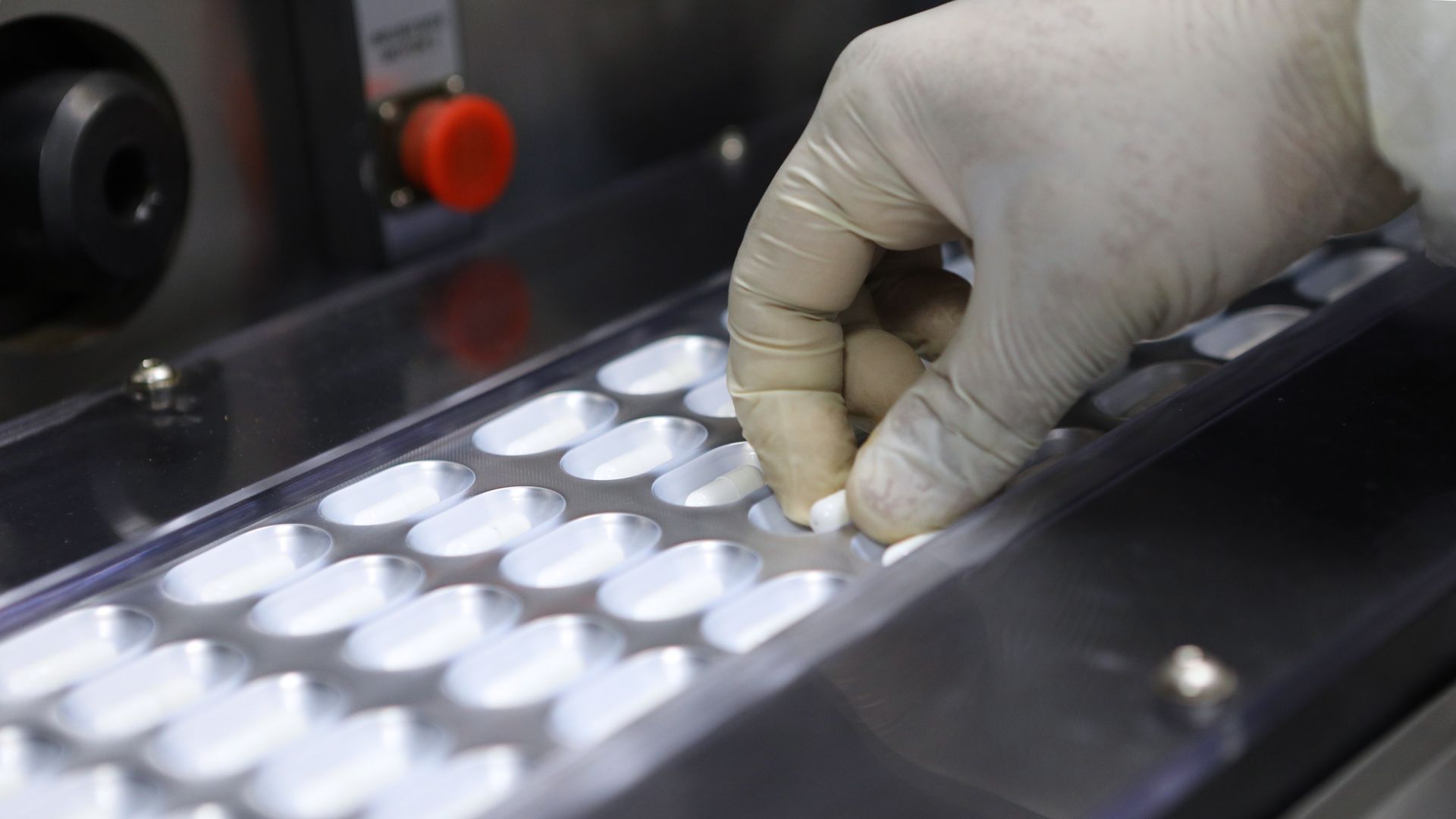 Manufacture of medication at Advanced Pharmaceuticals 