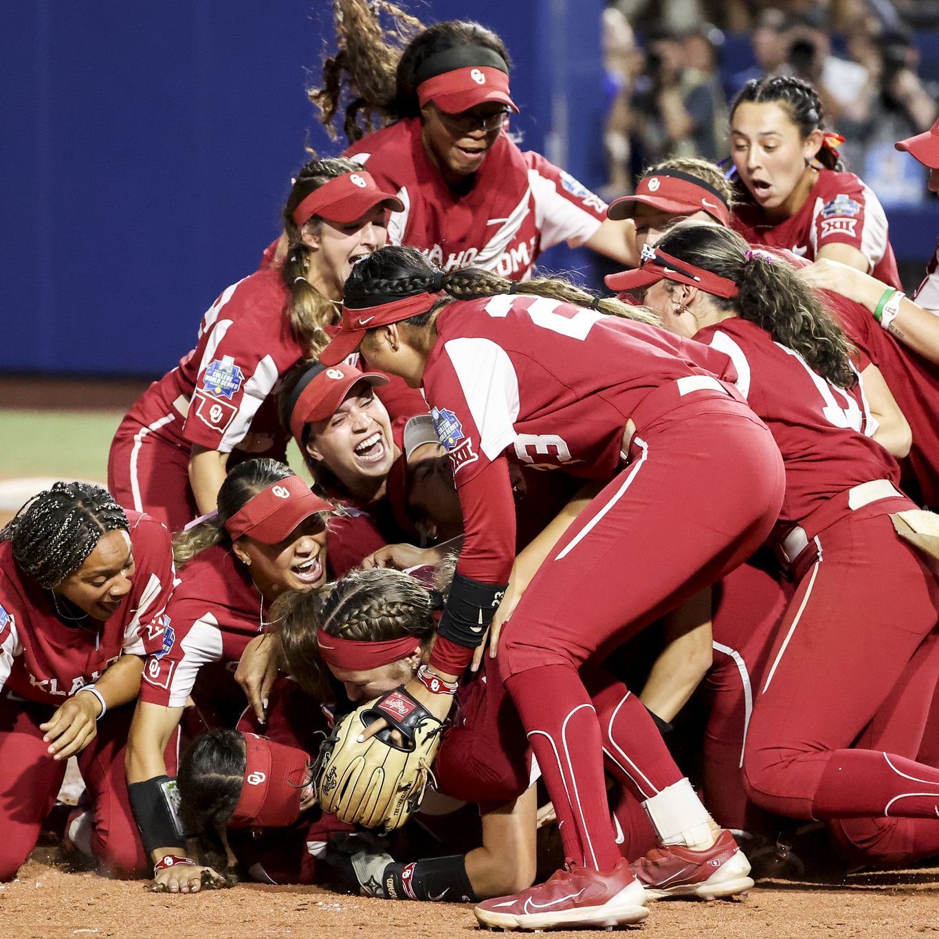 2023 National Champions 3 Peat Oklahoma Sooners Softball Team